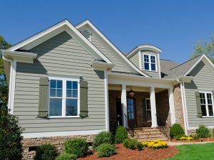 New vinyl siding on a house in Massachusetts