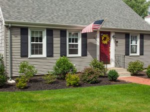 New vinyl siding on a house in Massachusetts